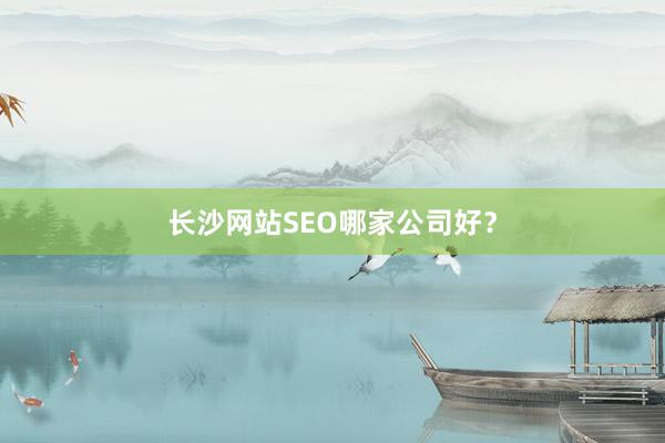 长沙网站SEO哪家公司好?